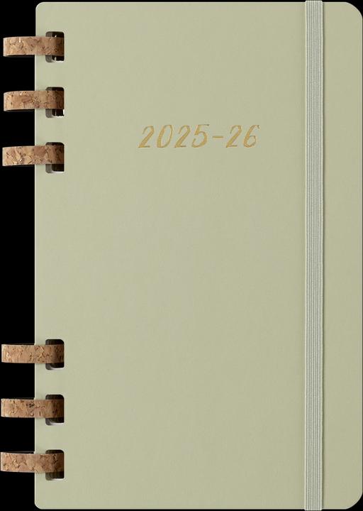 Moleskine 12mSpiralStudi 25/26 LG Kiwi (15 x 21 cm, Anglais)