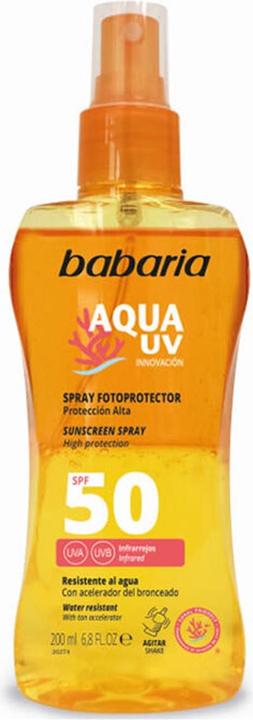Babaria Sol Spray Fotoprotector Bifásico Fp50 200ml (Sonnenspray, SPF 50, 200 ml)