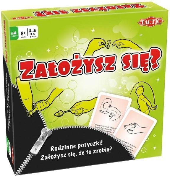Actual product image Tactic Want to bet? Family board game 40841 (Finnish)