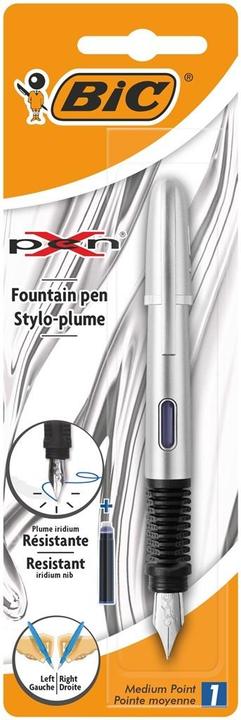 Actual product image Bic Xpen chrome-silver fountain pen (Silver, 1 x)