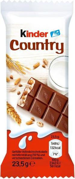 Image du produit Kinder Enfants Country (211 g)