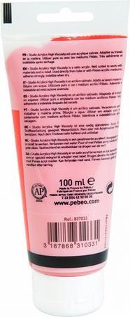 Produktbild Pebeo Studio Acrylics Feine Acrylfarben (Kadmiumrot Imit., 100 ml)