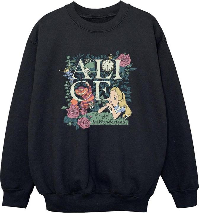 Actual product image Disney Boys Alice In Wonderland Leafy Garden Sweatshirt (152, 158)