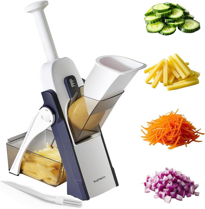 Produktbild SupMaKin Gemüseschneider mit Auffangschale
