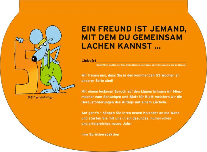 Produktbild Heye Bildkalender Dumme Sprüche (21 x 29 cm, Harter Einband, Deutsch)