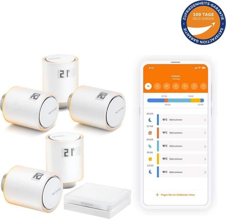 Produktbild Netatmo Smarte Heizkörperthermostate + Hub