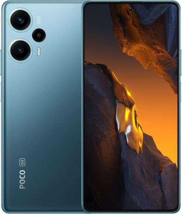 Actual product image Xiaomi Poco F5 5G 8/256GB Dual SIM Smartphone blue EU (256 GB, Blue, 262.60", Dual SIM, 64 Mpx, 5G)