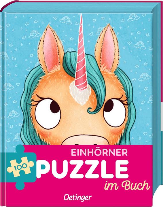 Image du produit Puzzle licorne dans le livre (100 pièces)