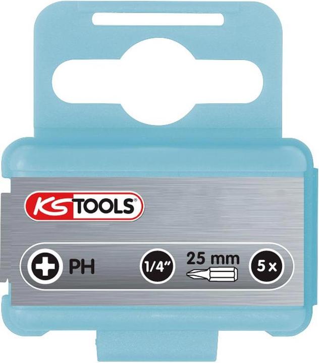 Produktbild KS Tools 1/4" Edelstahl-Bit, PH (PH2)
