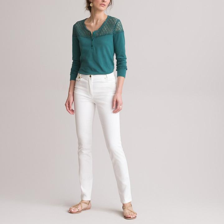 Immagine prodotto Anne Weyburn Pantaloni dritti a cinque tasche in cotone elasticizzato (44)