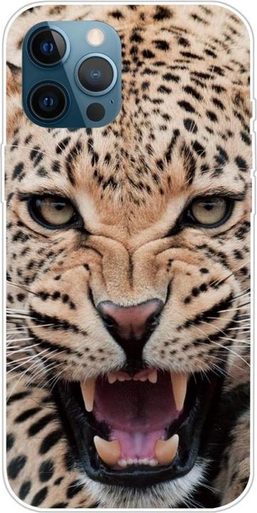 Actual product image Cover-Discount iPhone 13 Pro - Soft Silicone Rubber Case Leopard (Apple iPhone 13 Pro)