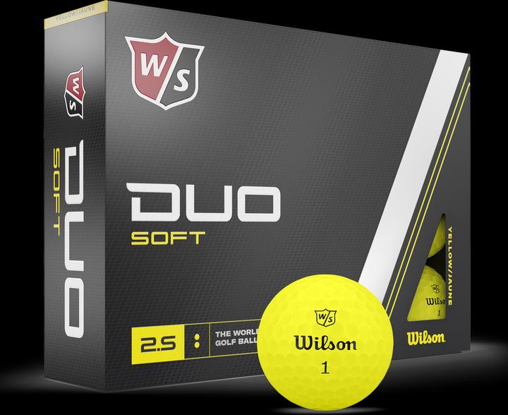 Actual product image Wilson Duo Soft 12-Ball - Yellow