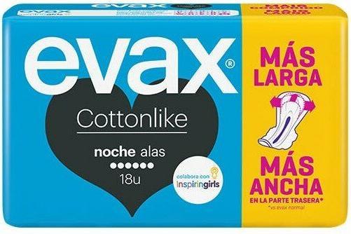 Immagine prodotto Evax Cottonlike Alas Noche 18 Ud (18 x, Assorbenti igienici)