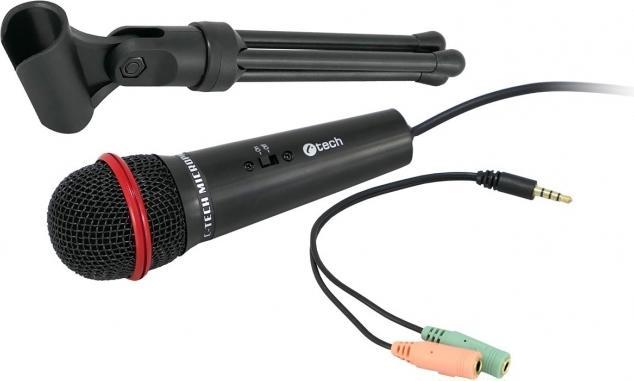 Actual product image C-Tech MIC-01 microphone Black Table microphone