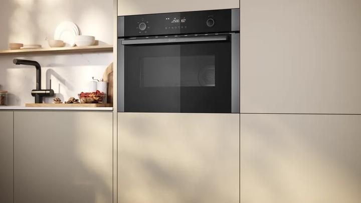 Produktbild Neff N 50, Einbau Mikrowelle mit Heissluft, 60 x 45 cm, Graphite-Grey, C1AMG84G1