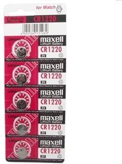 Productafbeelding Maxell BATTERIJ LITIO CR1220 3V BLISTER * 5 (5 Pcs., CR1220, 36 mAh)