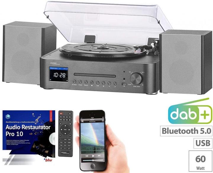 Produktbild Auvisio Digitale HiFi-Anlage & Digitalisierer inkl. Software