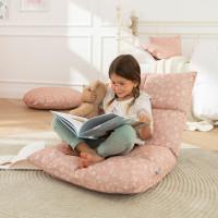 Actual product image Howa 2 in 1 children's armchair + children's lounger - backrest 6-way adjustable "flowers (Child armchair)