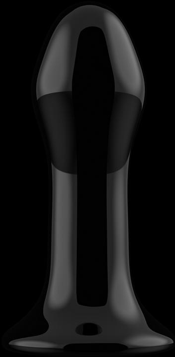 Produktbild Shots Pluggy - Glass Vibrator - With Suction Cup and Remote - Rechargeable - 10 Speed