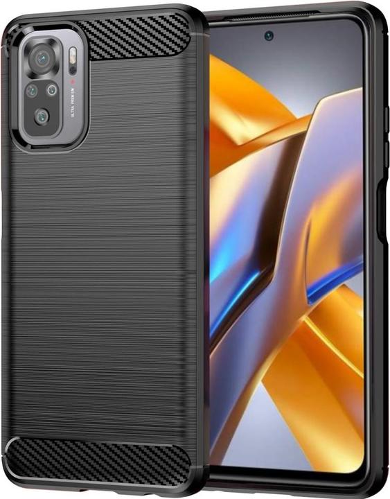 Produktbild Screenguard Xiaomi Poco M5s Hülle Carbon Brushed Soft TPU (Xiaomi Poco M5s)