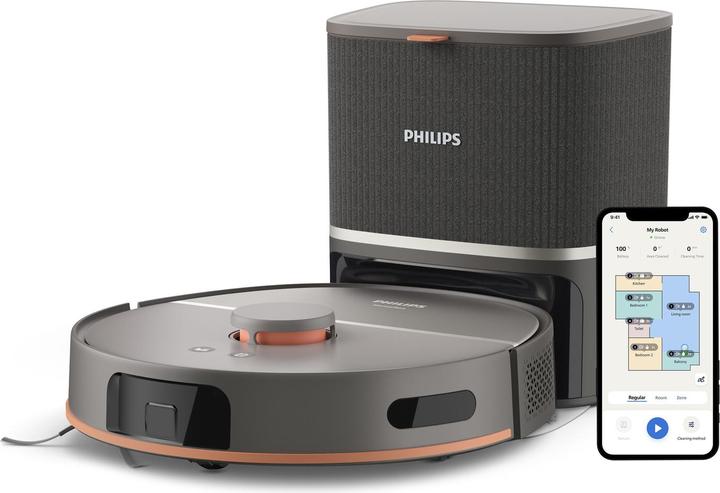 Produktbild Philips XU5100/10 HomeRun 5000 Series Saug-Wischroboter (Saugwischroboter)