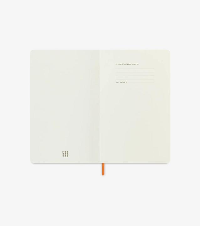 Produktbild Moleskine Vegea Capri Notizbuch, Large/A5, liniert, weicher Einband, orange (13 x 21 cm, Liniert, Weicher Einband)