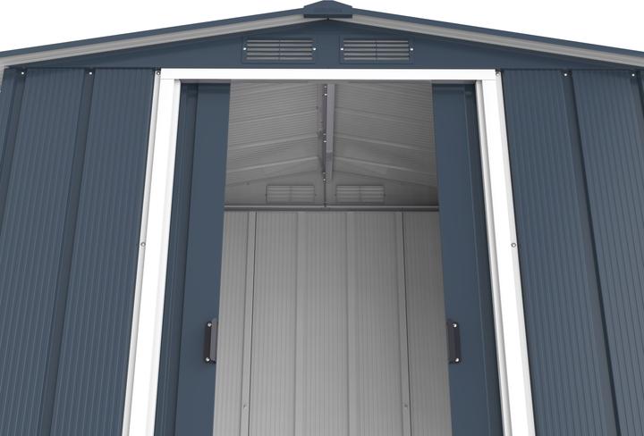 Actual product image Tepro Eco 6x4 shed, anthracite/white