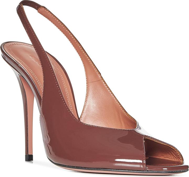 Produktbild Amina Muaddi With Heel Brown (40)