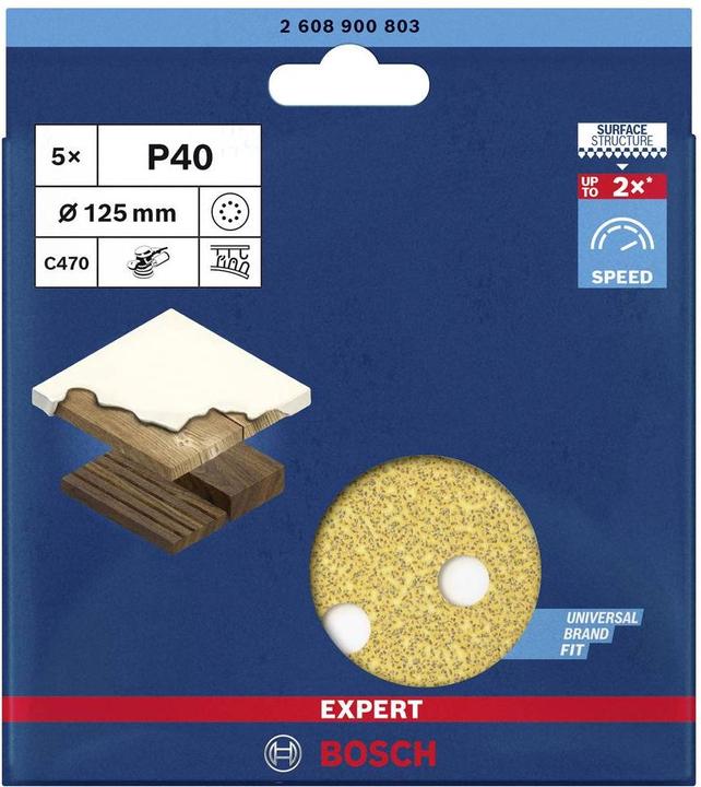 Actual product image Bosch Professional Zubehör C470 Sandpaper (40)