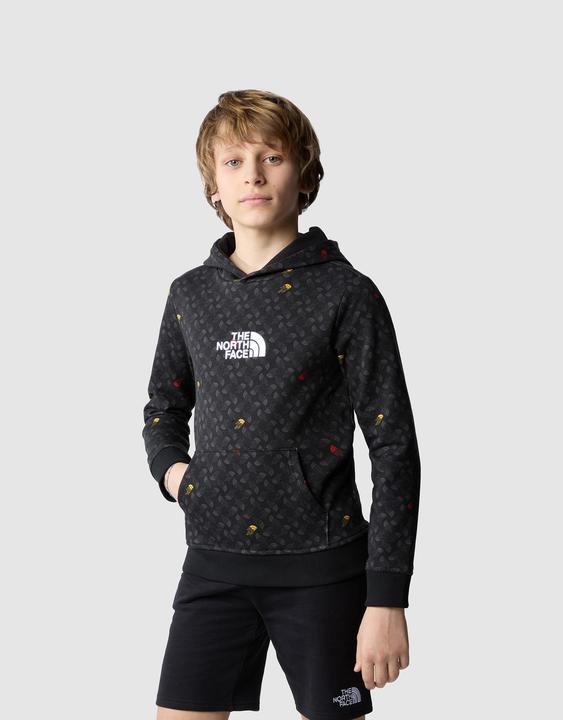 Actual product image North Face Boy's Drew Pealight P/O Hoodie Print (XS)