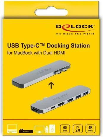 Actual product image Delock Dockingstation für MacBook (Docking port (proprietary), 1 Ports)