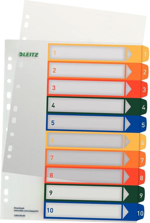 Produktbild Leitz Register PC-beschriftbar