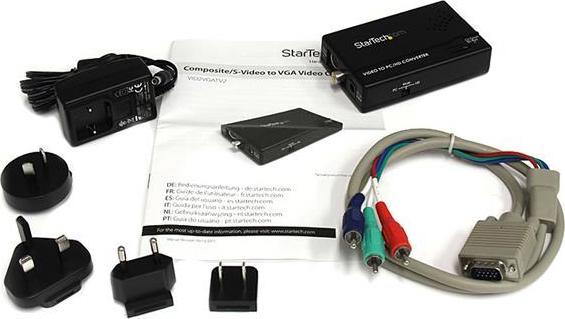 Actual product image StarTech Composite S-Video To VGA (Analog -> Analog)