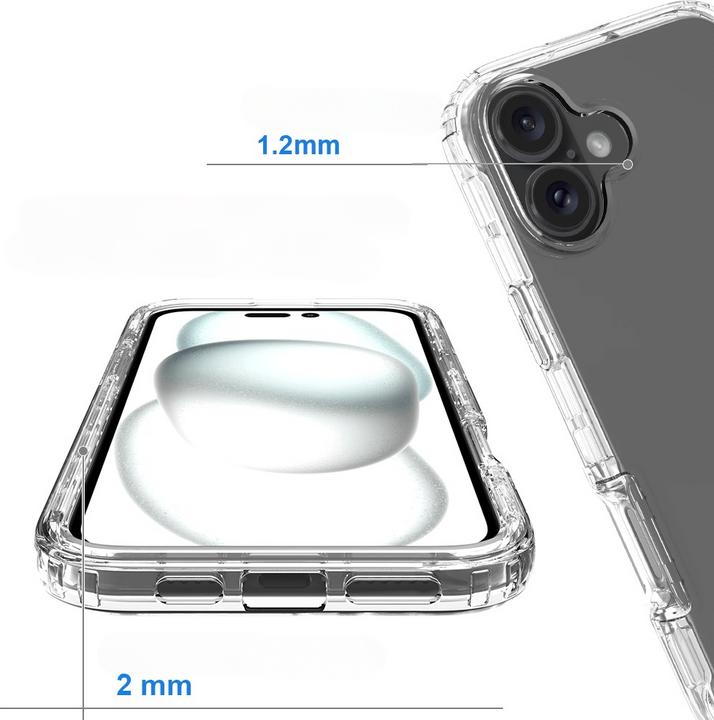 Immagine prodotto Cover-Discount Custodia protettiva per iPhone 16 Plus - Protezione completa (Apple iPhone 16 Plus)
