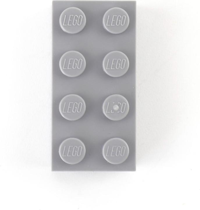 Produktbild LEGO 50x Basic Steine 2x4 - Classic 3001 - Hellgrau (3001, LEGO Zubehör)