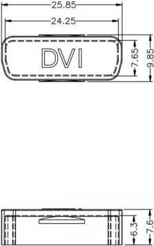 Actual product image Delock Dust jacket