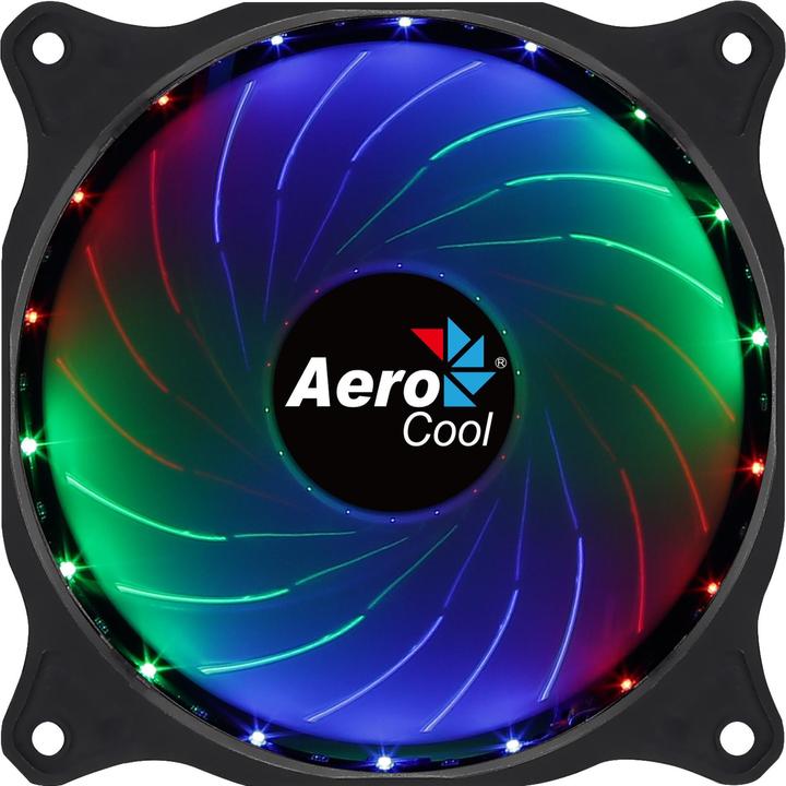 AeroCool Ventilateur de boîtier d'ordinateur Cosmo 12 12 cm noir (120 mm, 1 x)