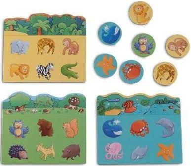 Immagine prodotto Djeco Gioco educativo sugli animali (Tedesco, Inglese, Francese)
