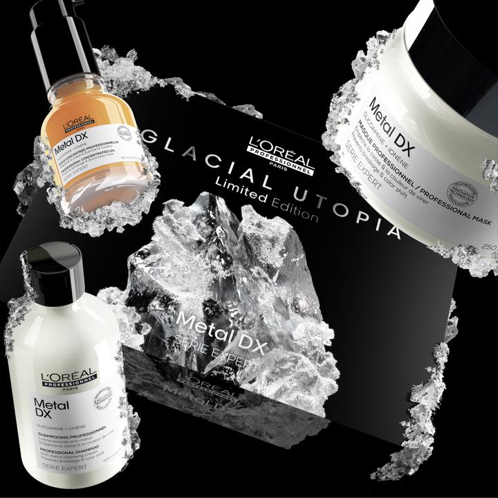 Image du produit L'Oréal Professionnel Metal DX Trio Coffret - 600ml (Set soin capillaire)
