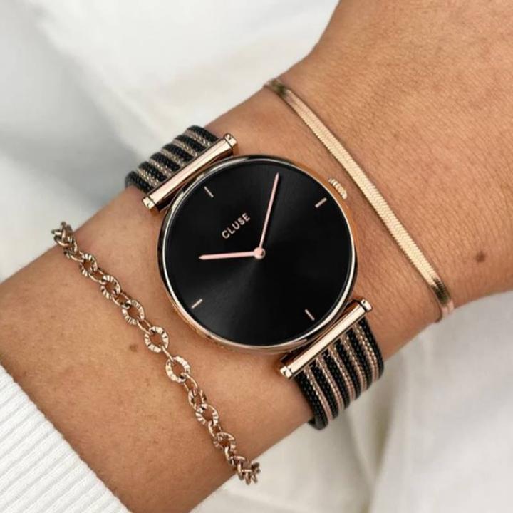 Produktbild Cluse Triomphe Mesh Rosé (Analoguhr, 33 mm)