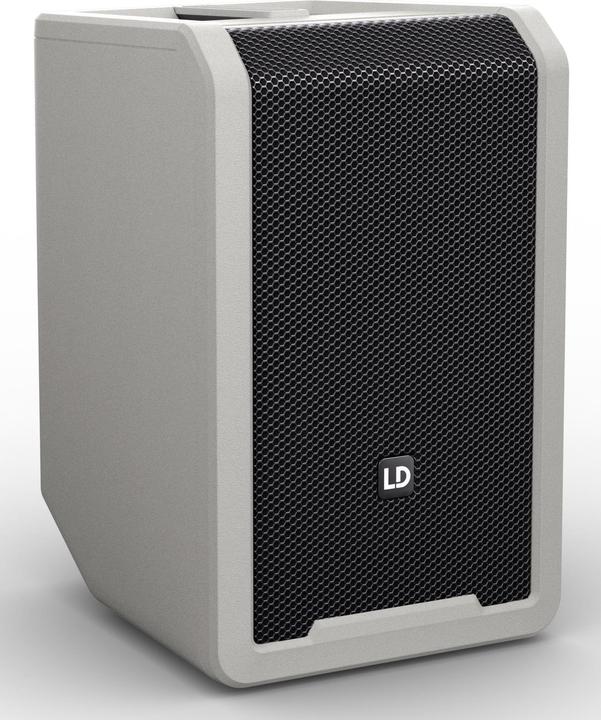 Image du produit LD Systems ANNY® 8 G - Enceinte portable Bluetooth® PA avec batterie et mixeur, gris urbain (Actif, 1x 80 W)