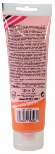 Actual product image Pebeo Decocrème Matt acrylic paint (Orange, 120 ml)