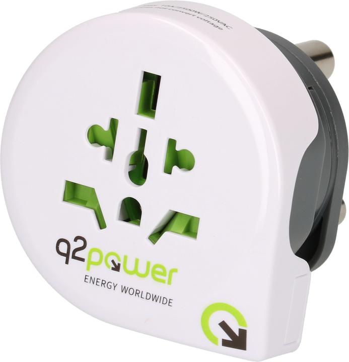 Actual product image Q2 Power Q2Power Travel Adapter World