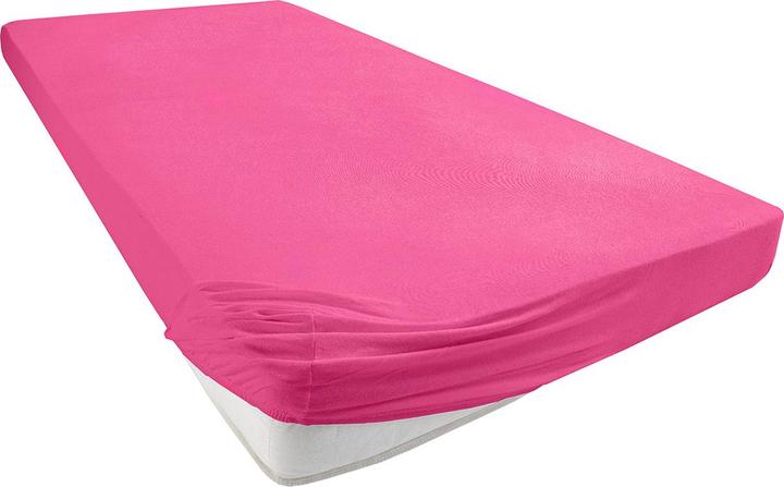 Produktbild Casativo Kinder Fixleintuch aus 100% Baumwolle, magenta, 60 x 120 - 70 x 140 cm (60 x 120 - 70 x 140 cm)