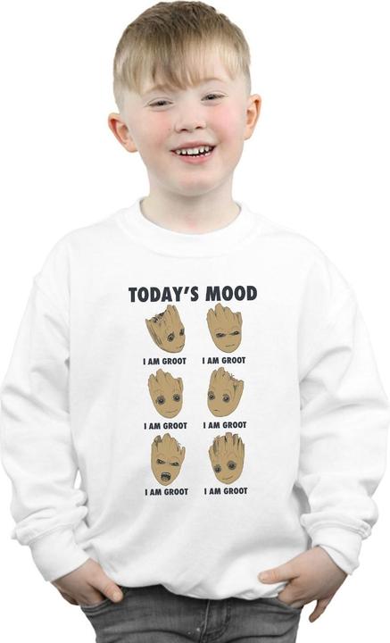 Image du produit - Sweat GUARDIANS OF THE GALAXY GROOT TODAY'S MOOD - Garçon (152, 158)