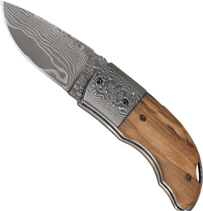 Image du produit Haller Couteau de poche damassé Bois d'olivier 83111 (5.50 cm)