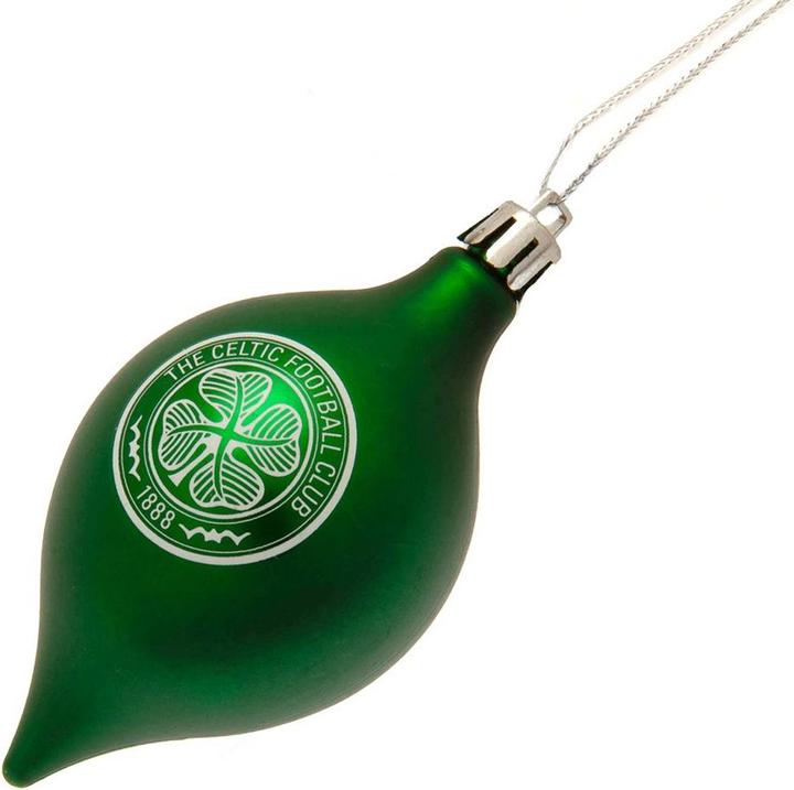 Actual product image Celtic FC Christmas bauble Christmas design (3pack) (3 -part)