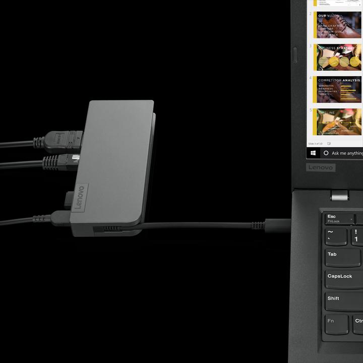Produktbild Lenovo Travel Hub (USB-C, 8 Ports)