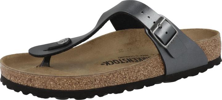 Actual product image Birkenstock Gizeh BF Metallic Black (39)