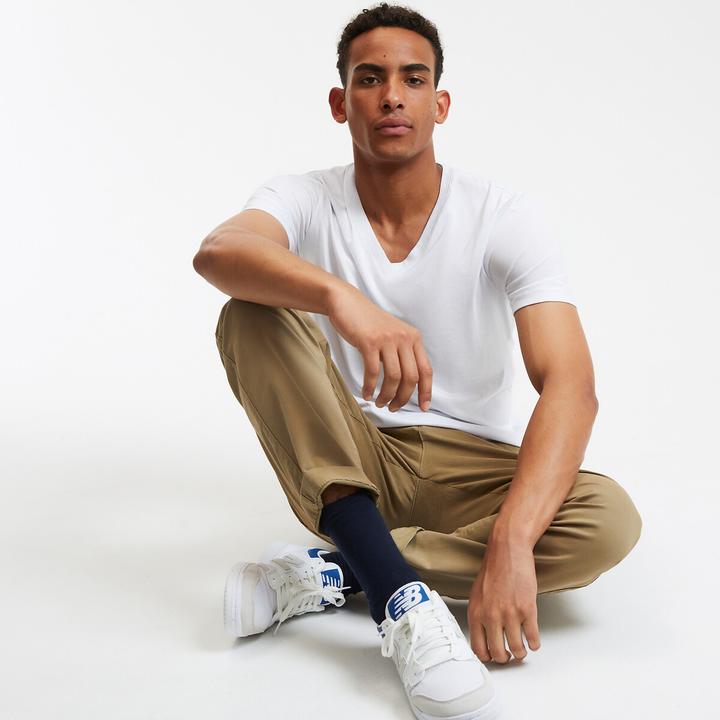 Image du produit La Redoute Collections T-shirt avec col en V (M)